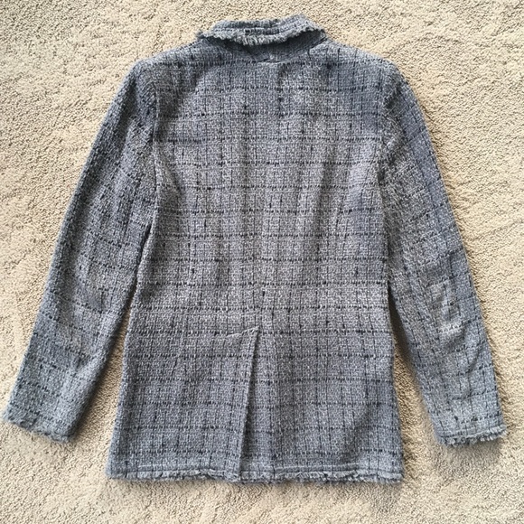 IRO Rare Quanto Checked Boucle-Tweed Blazer Jacket - Picture 8 of 16